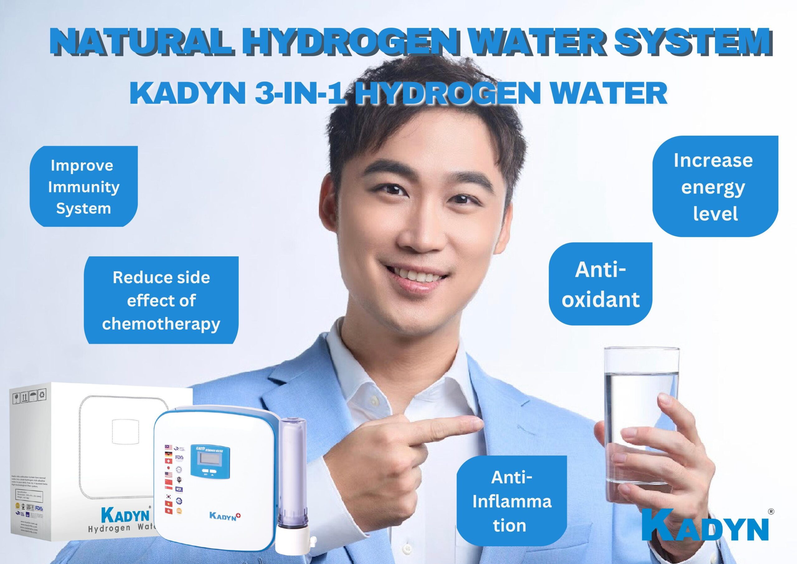 3 in1 hydrogen water